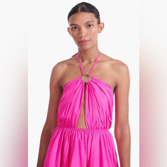 NWT STAUD DANIELLE DRESS BOUGAINVILLEA 🔥SOLD OUT DRESS🔥HOT ITEM🔥 - Picture 3 of 9